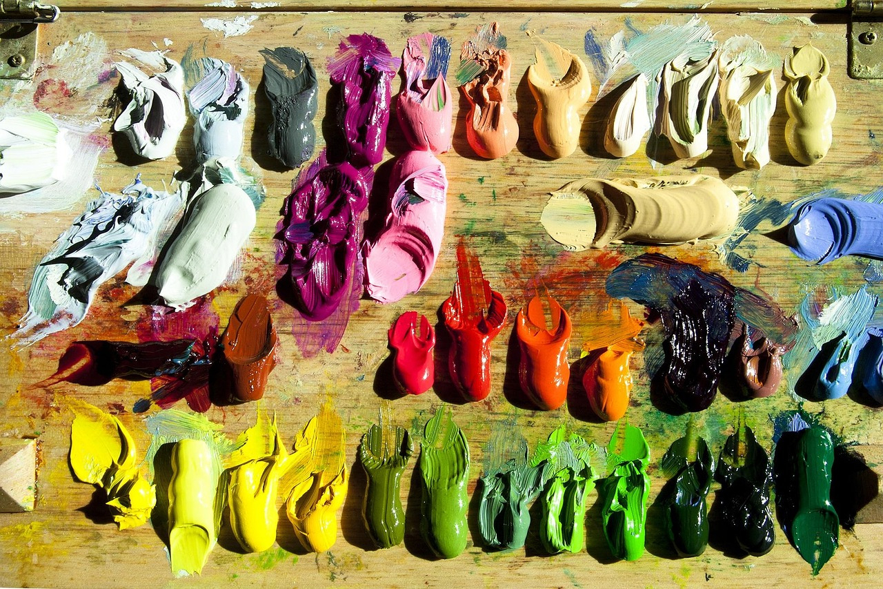 oil paint set